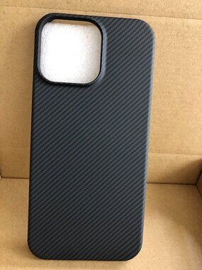 Sleek Black Carbon Fiber Phone Case | Ultra-Slim
